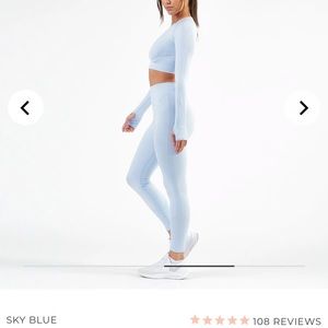 Aybl motion seamless leggings sky blue